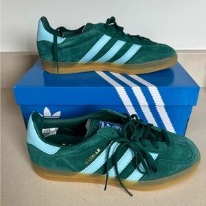 COPY - NWT Adidas Gazelle Indoor Collegiate Green W 8.5/M 7.5